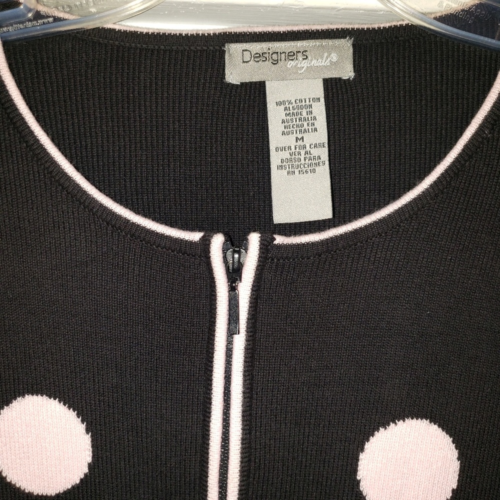 Ladies zip up sweater sz med - Picture 3 of 8